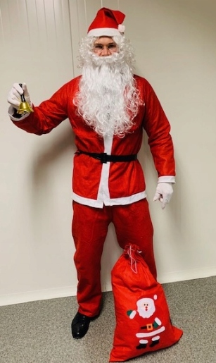 Kostým pre chlapca- Obliekanie Santa's Stand + Accessories