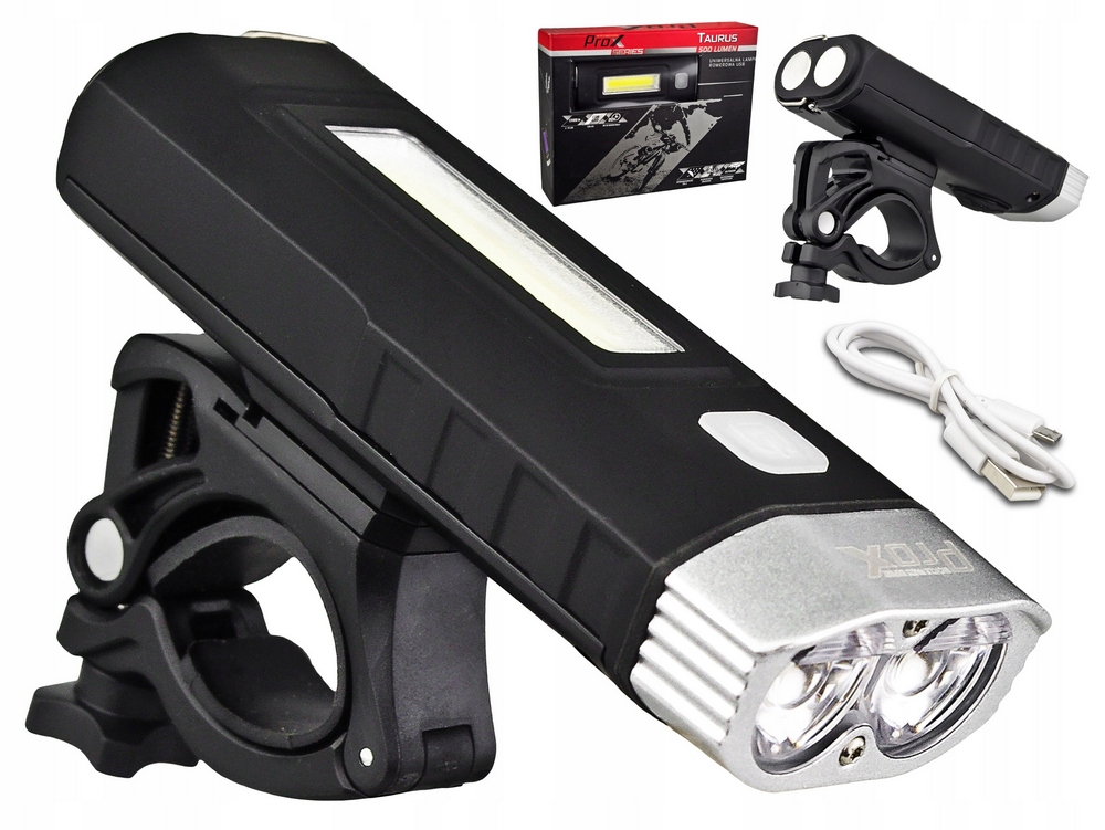 Prox Taurus 500 LM 2xt6 + predná lampa USB USB