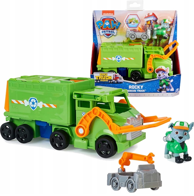 Rozpravkové auto - Pes Patrol Big Truck Pups Rocky Truck vozidlo