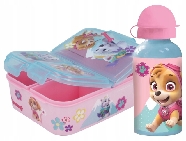 Detský desiatový box, fľaša - Pes Patrol Breakfast Box + fľaša 400 ml