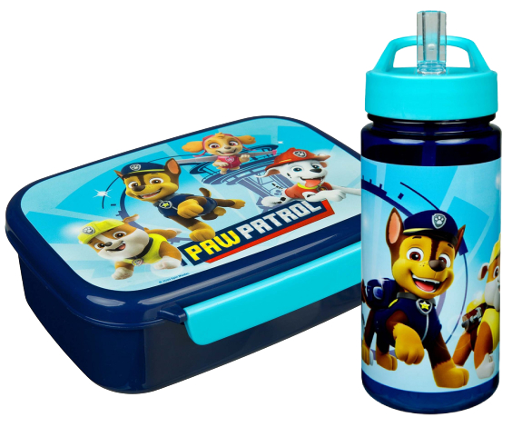 Detský desiatový box, fľaša - Pes Patrol Box Breakfons Set + fľaša