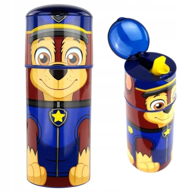 Detský desiatový box, fľaša - Pes Patrol Bidon Non -Stril Bottle BPA zadarmo 350 ml