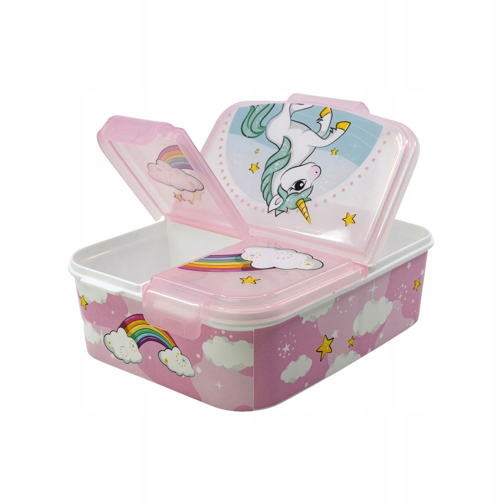 Detský desiatový box, fľaša - Unicorn Lunchbox Raňajky