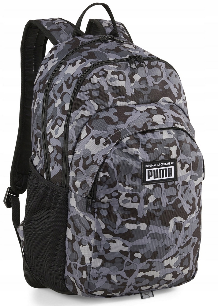 Športový batoh PUMA Academy Backpack-Logo Ao v sivom prevedení