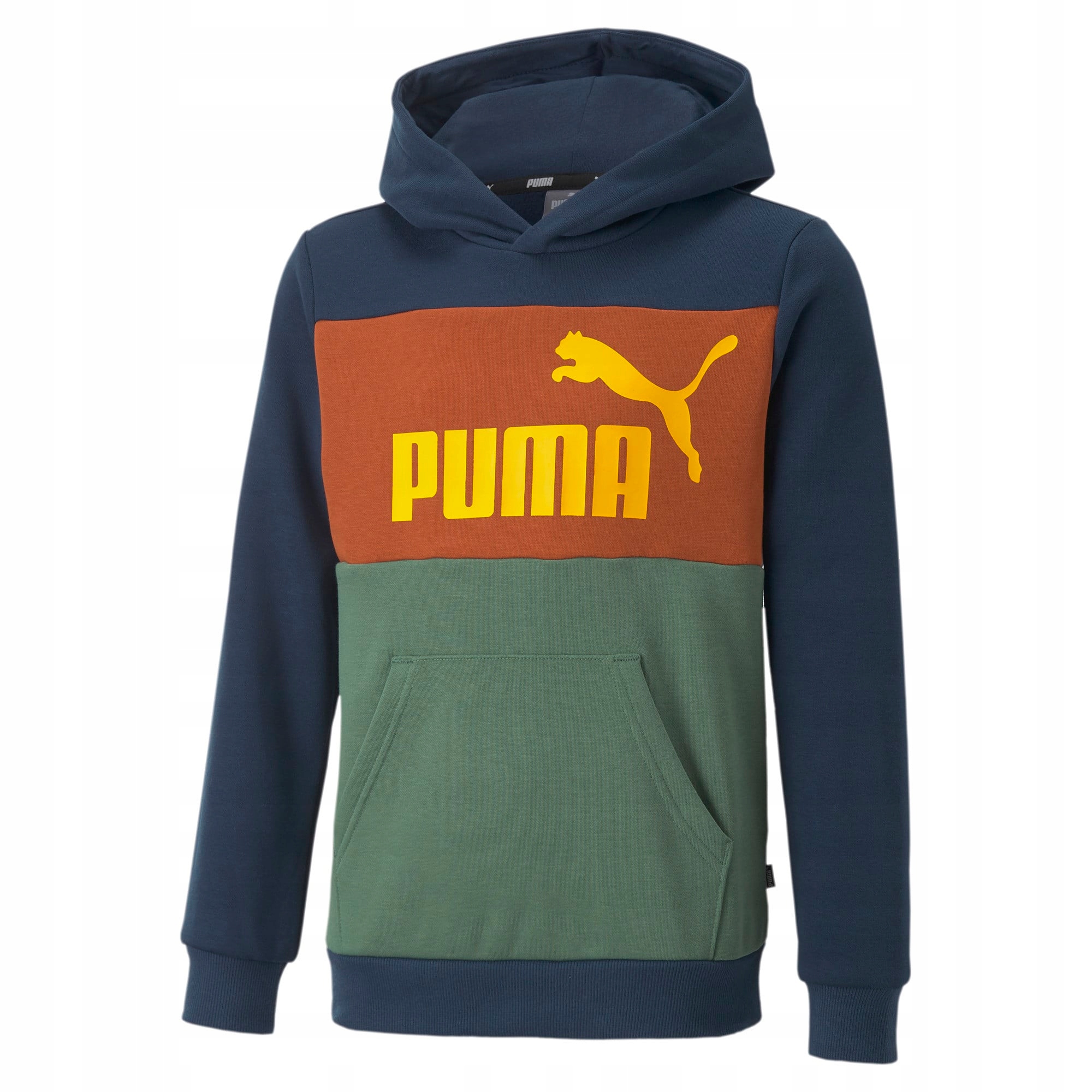 Mikina - Puma Detská mikina veľkosti 176 NAVRÁLNE MODRÉ