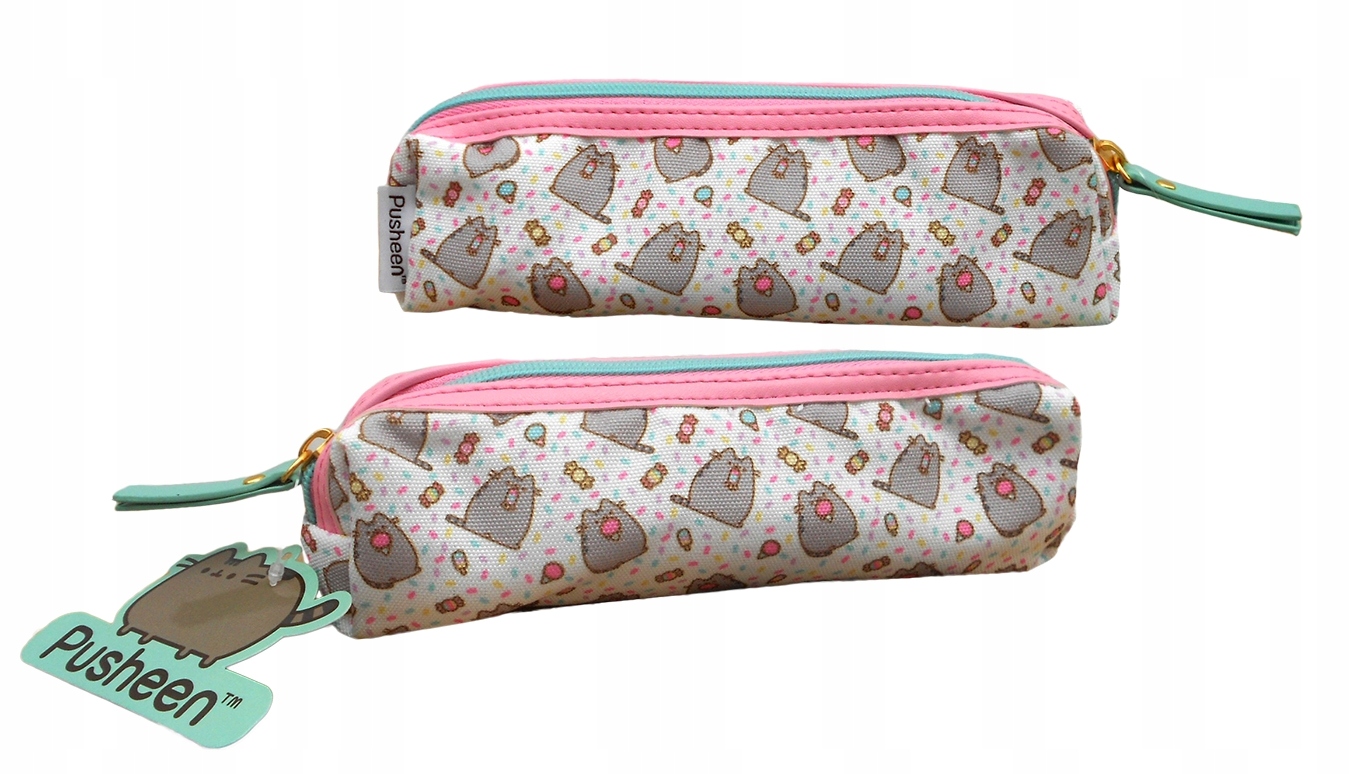 Školský peračník - Pusheen Single -Chamber School Puence Case pre zipsovú mačku