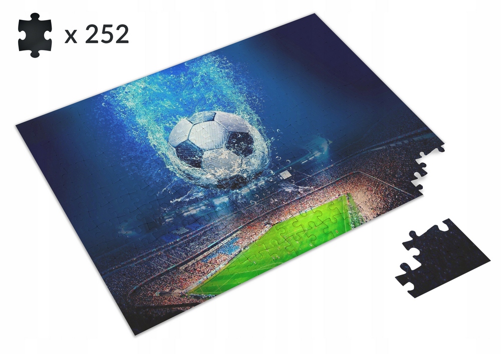 Puzzle - Futbal futbal + meno zadarmo 252 el