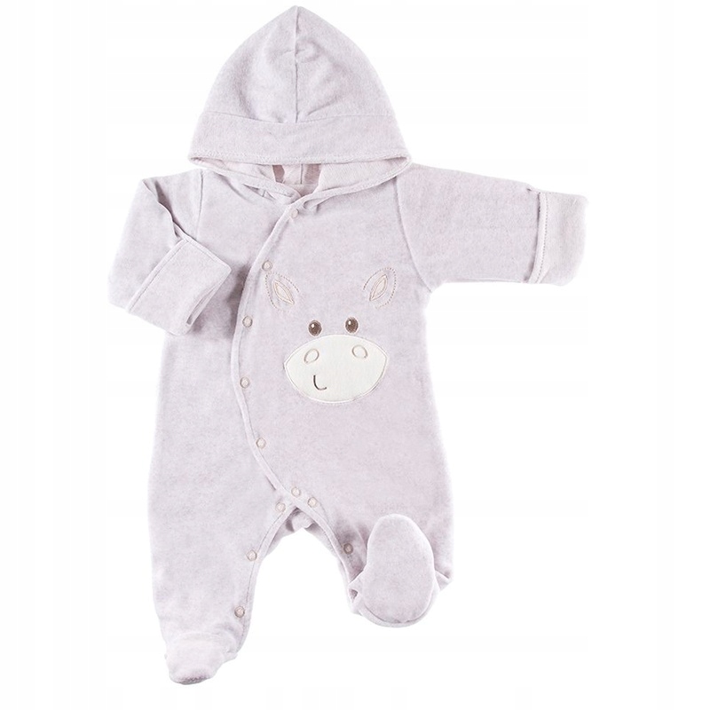 Dojčensky overal - PAJACKEK EWA KLUCZE 68 BEIGE, ECRU, šedá
