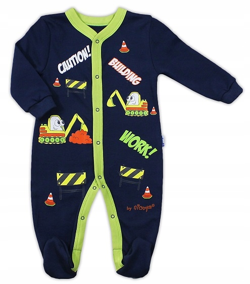 Dojčensky overal - PAJACKEK NICOL 86 NAVY BLUE, GREEN