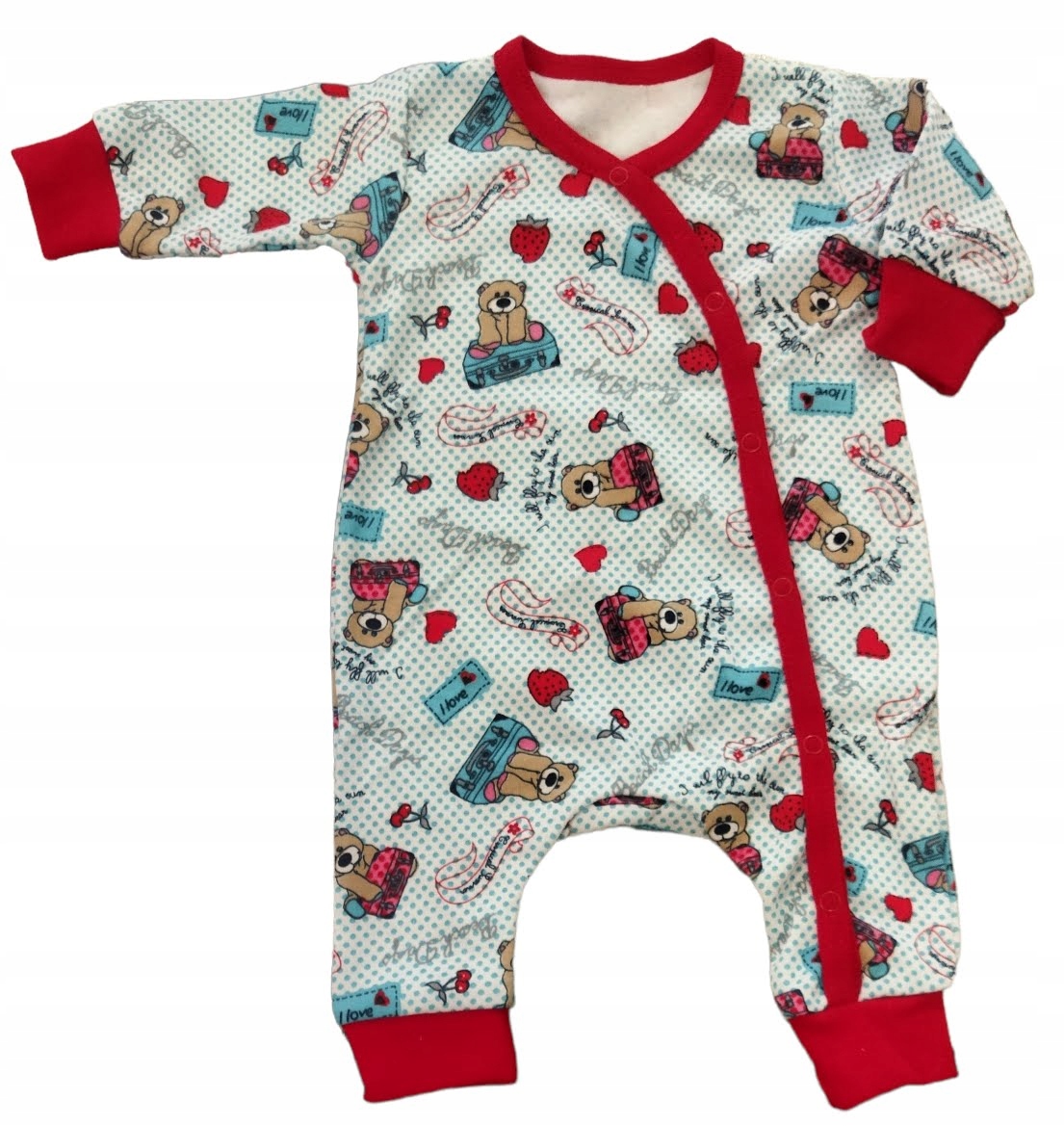 Dojčensky overal - PAJACYK BodyKids 56 viacfarebný