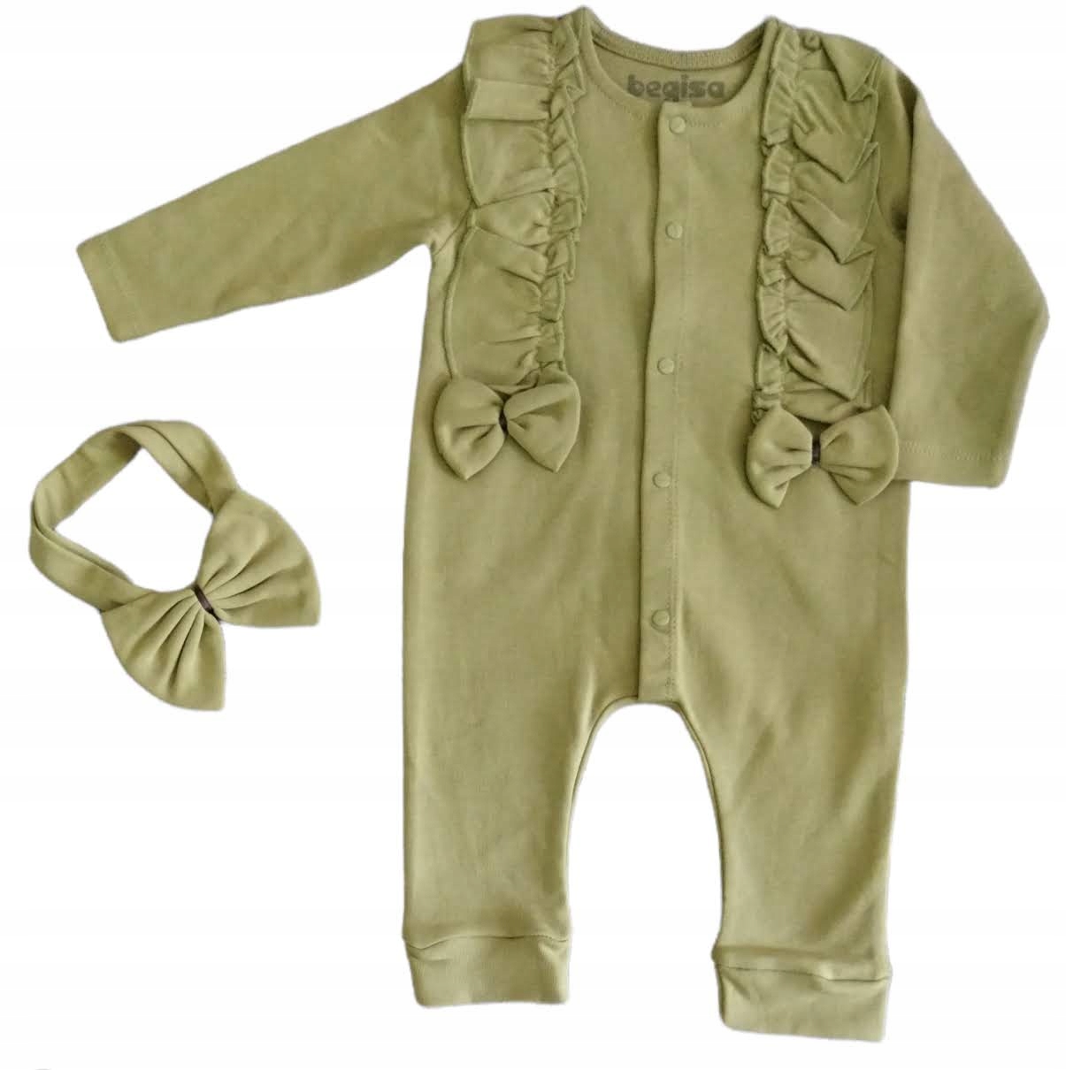 Dupačky -  Baby rampers begisa 74 khaki