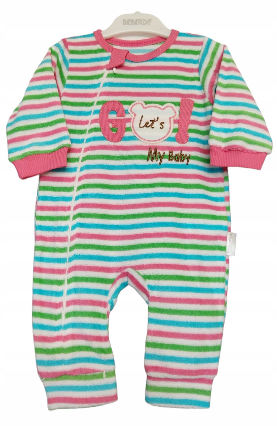 Dupačky -  Baby Rampers Bebittopof 74 biela, ružová, viacnásobná