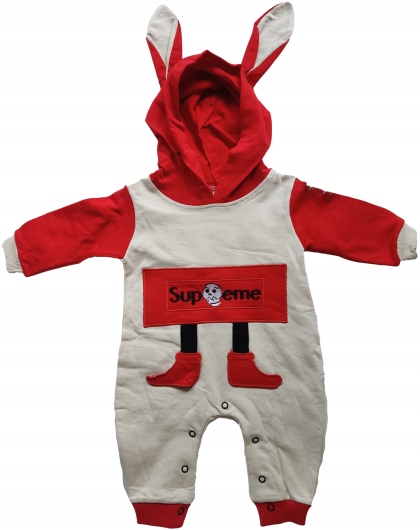 Dojčensky overal - PAJACYK MURAT BABY 62 BEIGE, červená