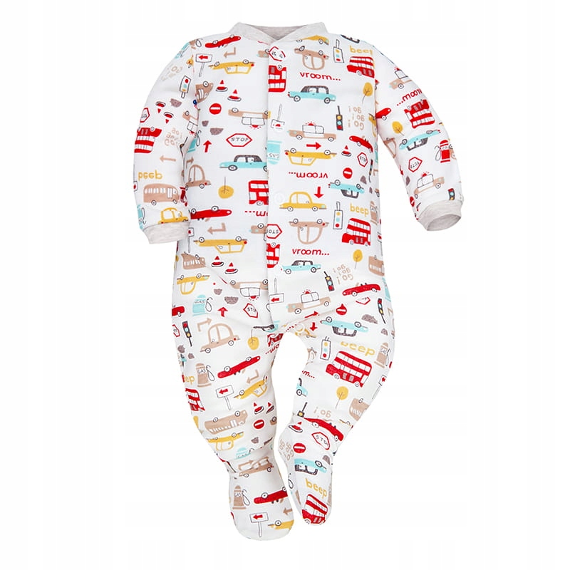 Dojčensky overal - Romper Dolce Sonno 86 biely, ružový