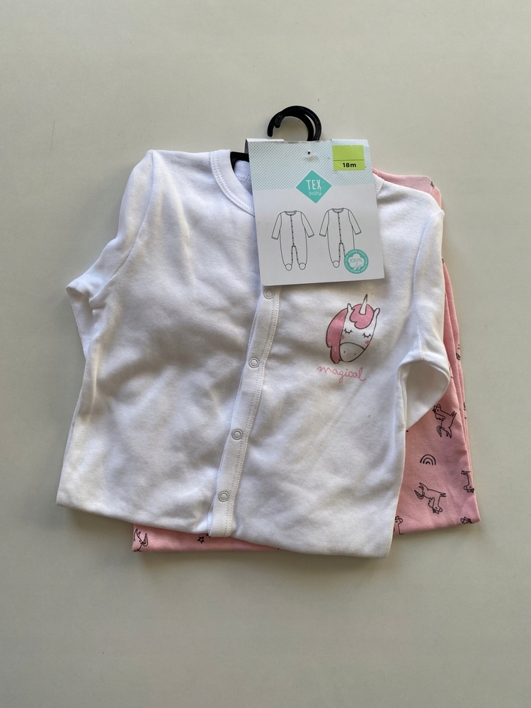 Dojčensky overal - PAJACKEK Tex 86 White, Pink