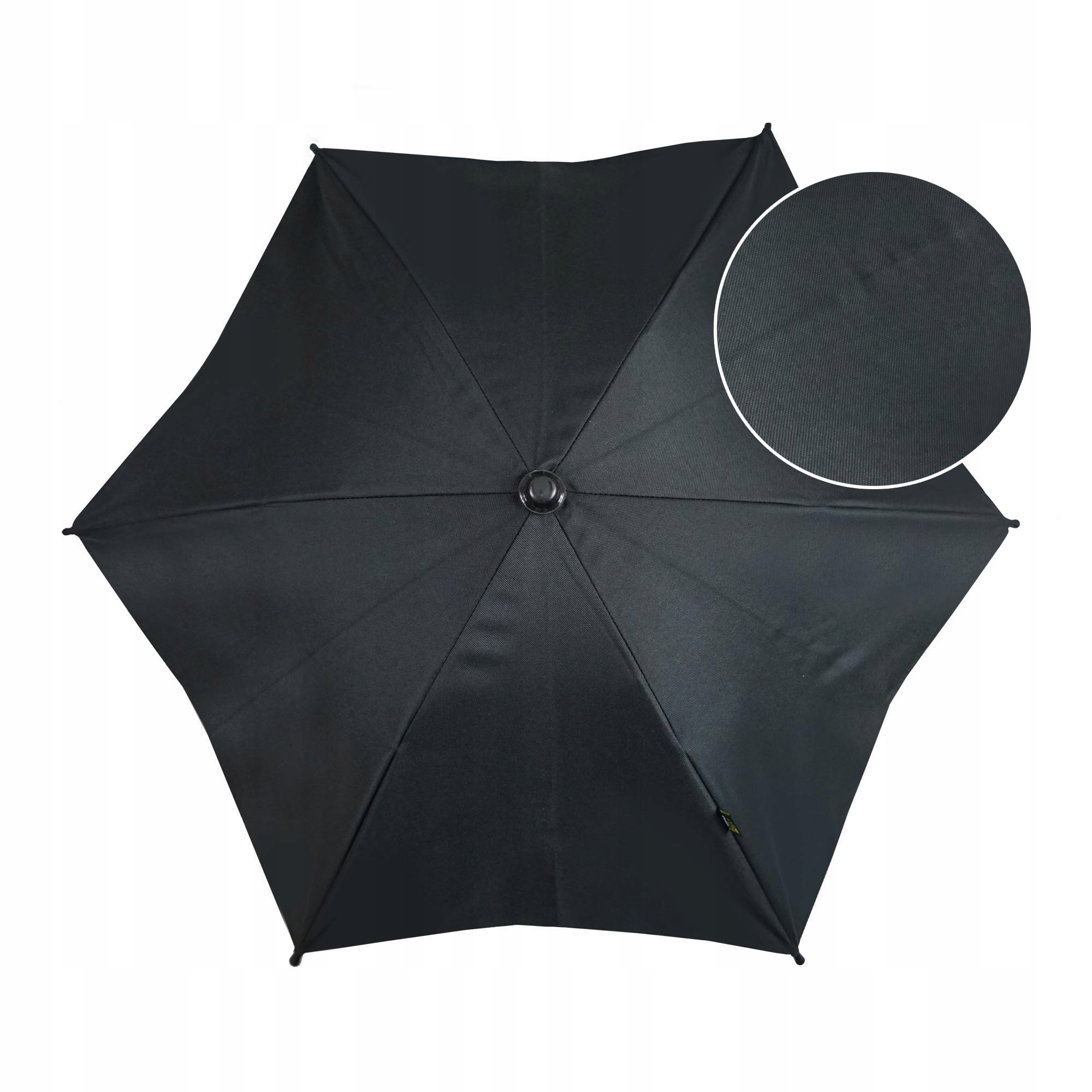 Dáždnik na kočík - Univerzálny dáždnik na kočík, čierny, 70 cm Bomix