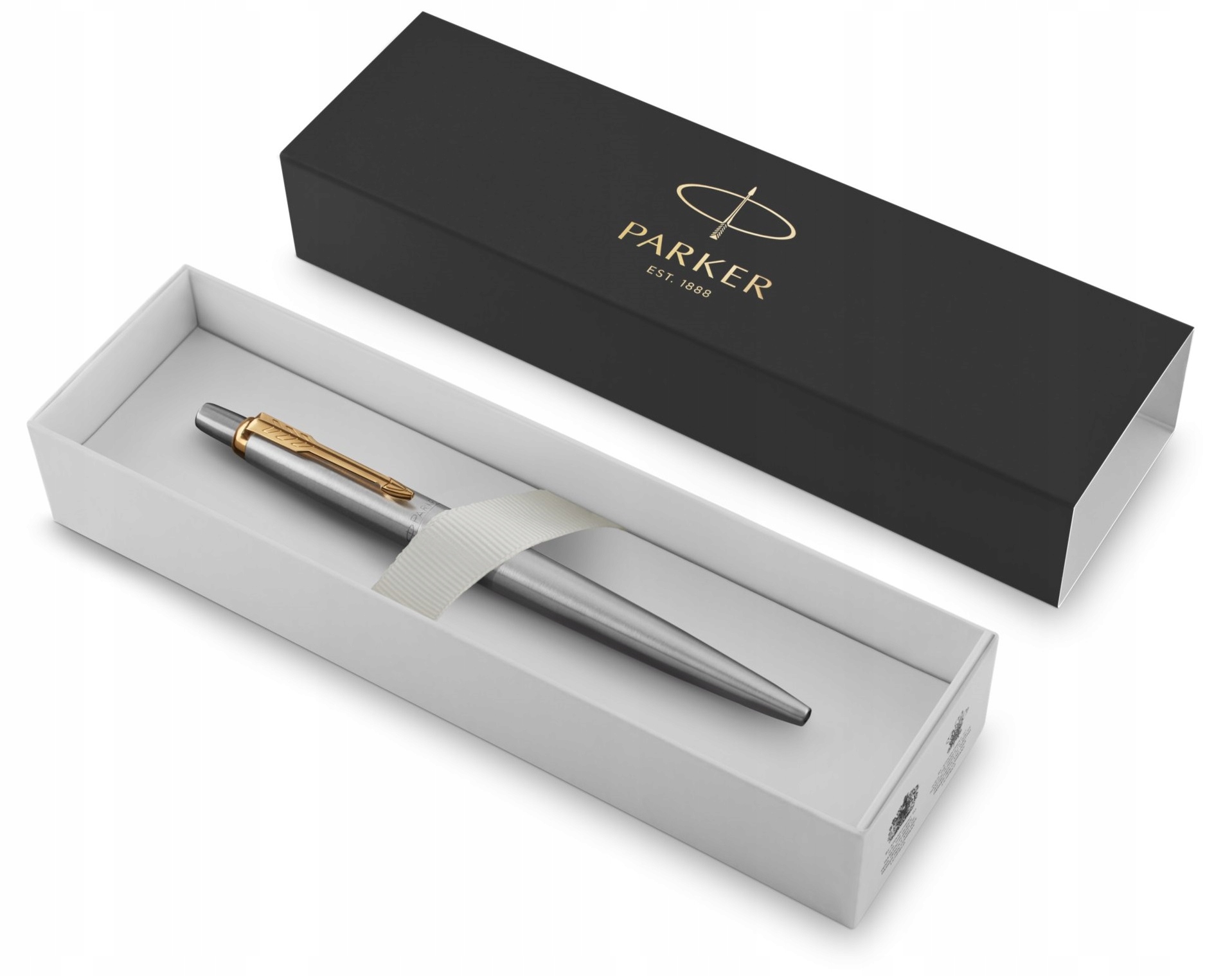 Guľôčkové pero Parker Jotter Steel Matte GT T2016