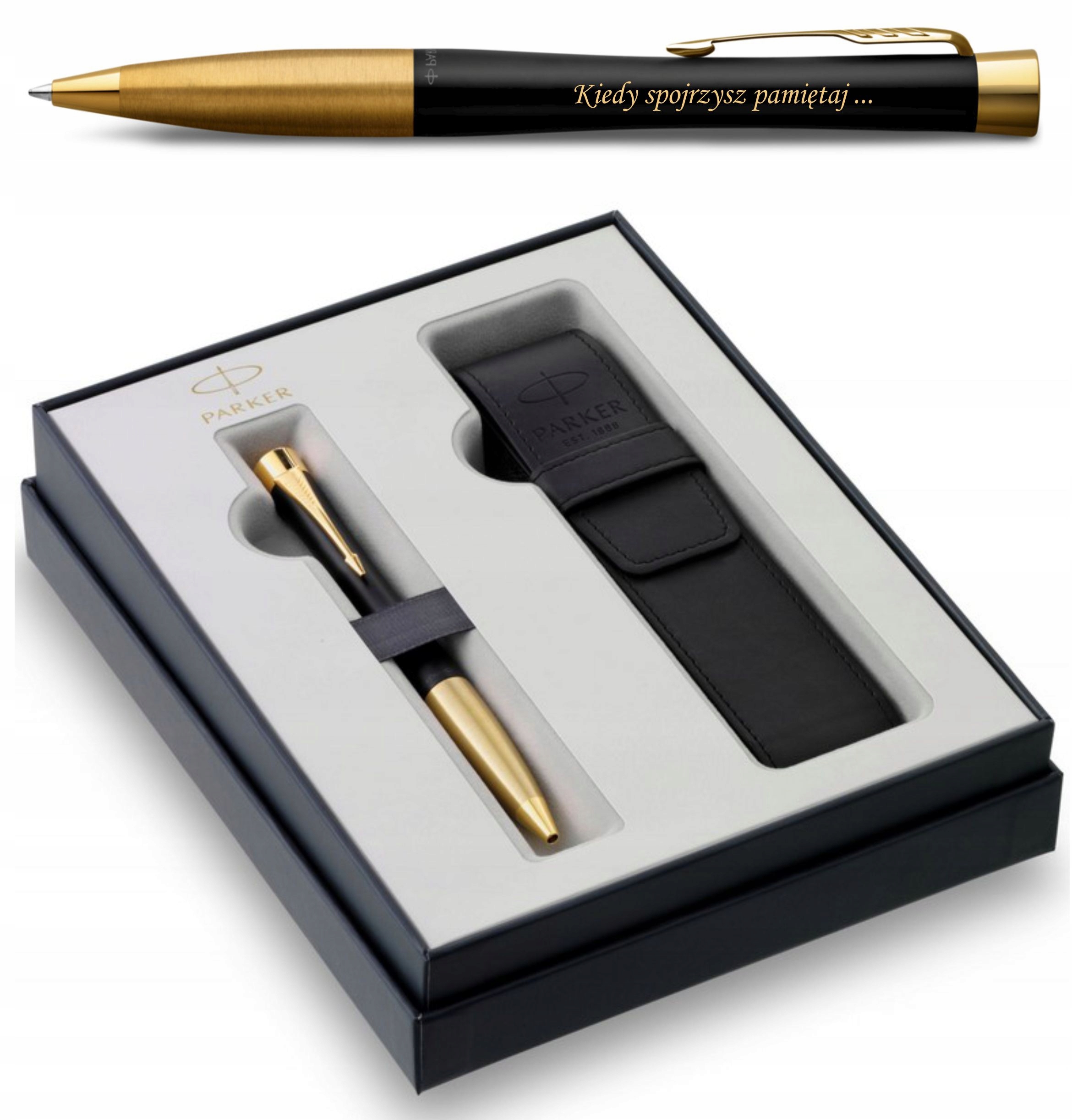 Parker Urban Black GT pero s gravírovaním puzdra