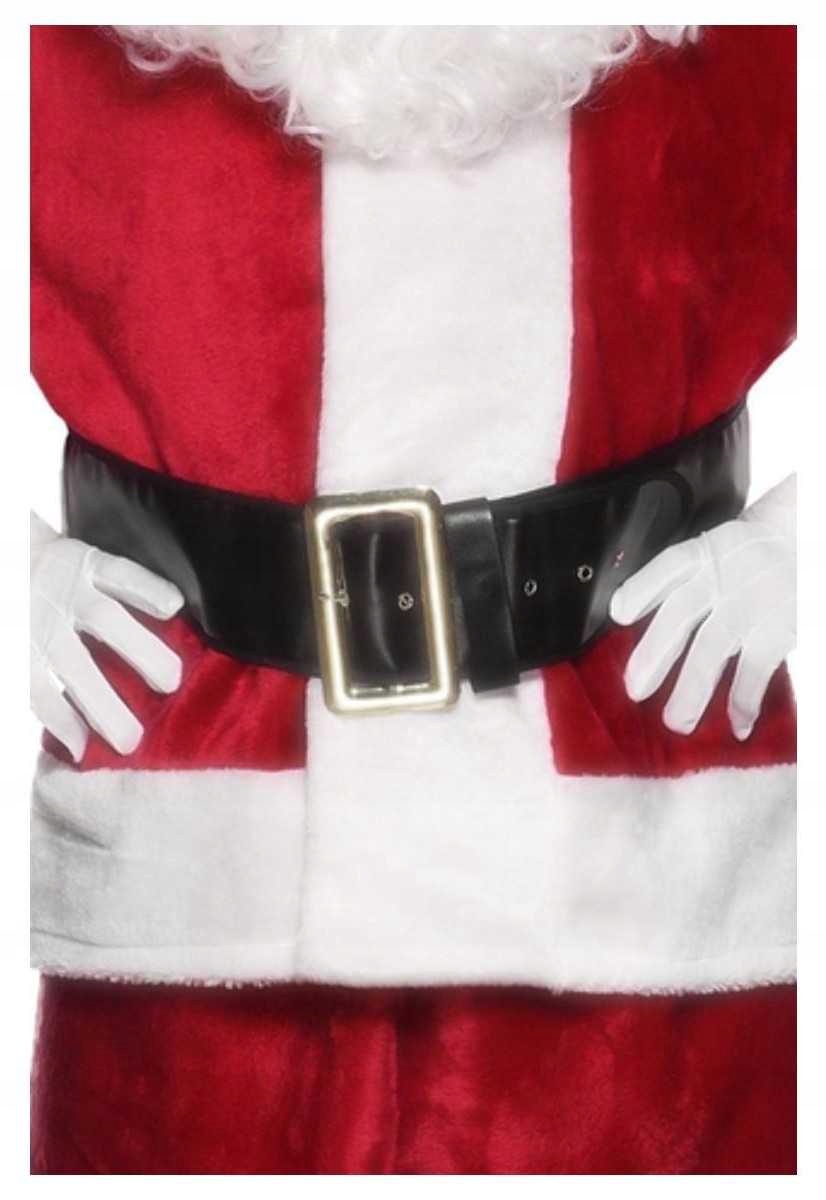 Kostým, maska - Ježiškov opasok Santa Smiffys 21693 čierny
