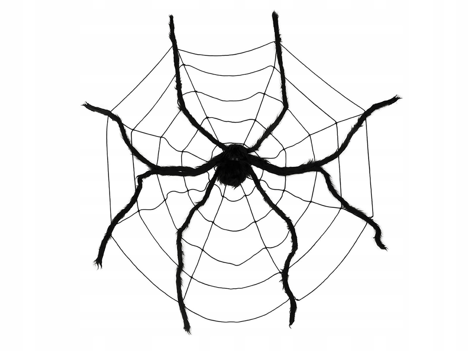 Pavučina s halloweenským pavúkom