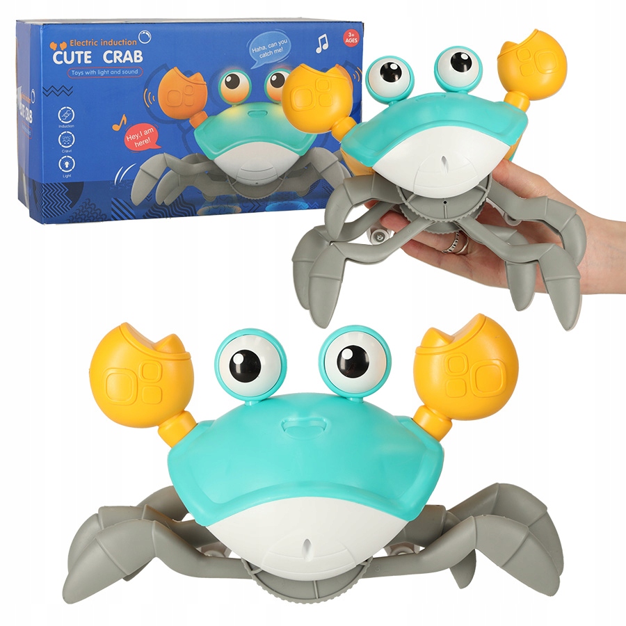 Hračka do vane - Plazivý krab interaktívny elektronický zvuk