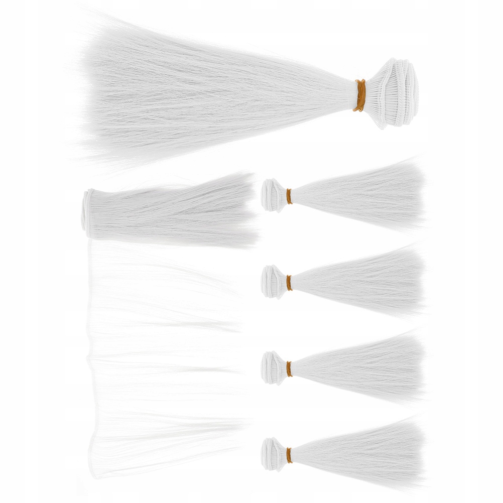 Doplnok pre bábiku - Doll Wig DIY Hair Malé parochne pre bábiky 6 ks