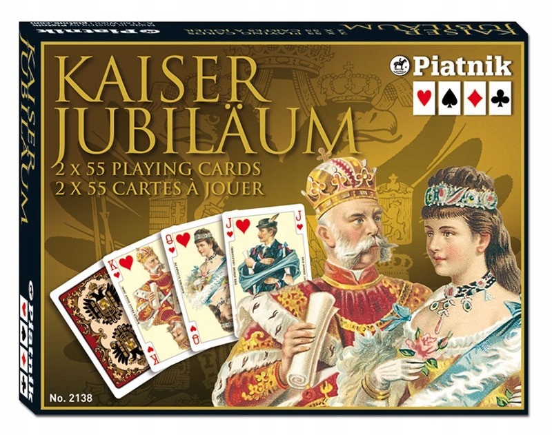 Paluby Piatnik 2 Lux Kaiser