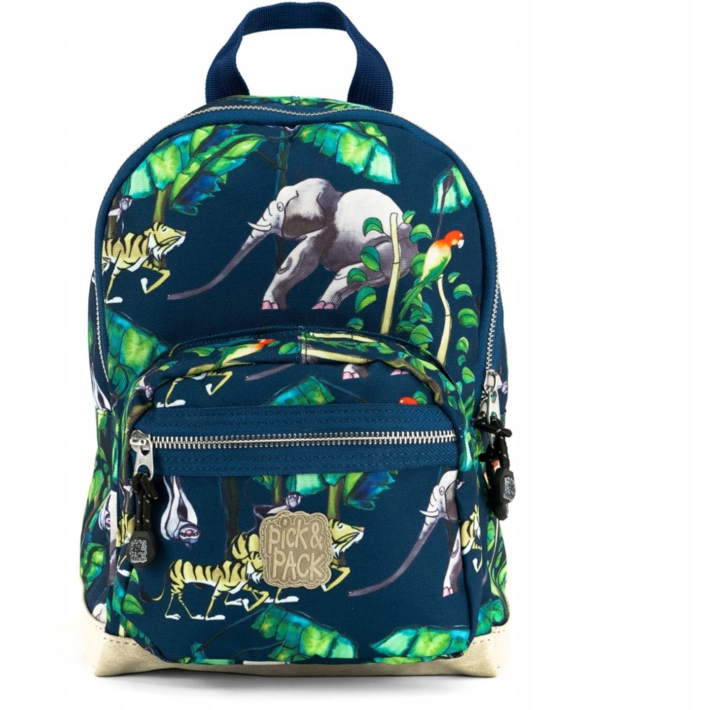 Predškolský batoh - Pick & Pack Merry Jungle Backpack s tmavo modrý