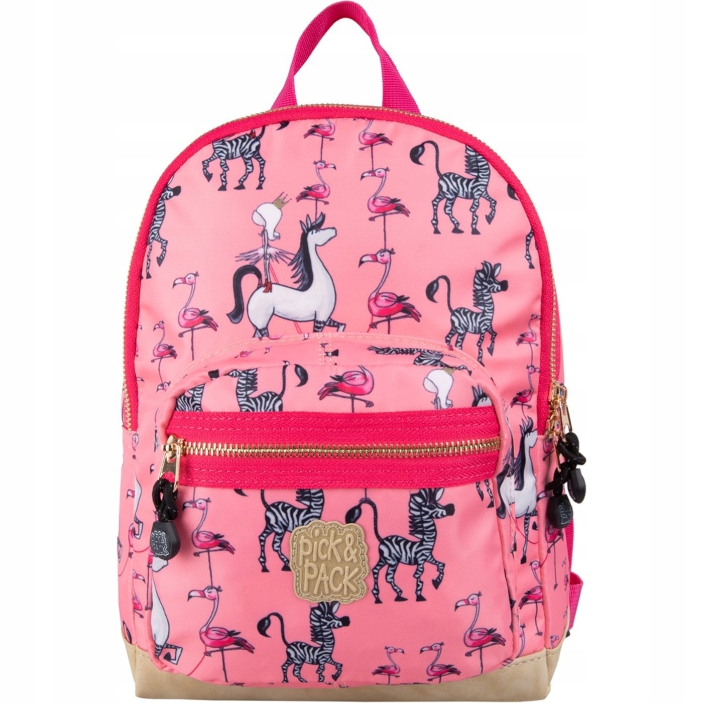 Predškolský batoh - Pick & Pack Royal Princess Backpack je jasne ružová
