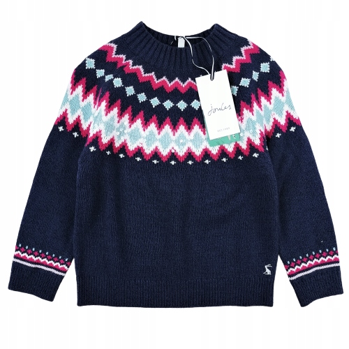 Detský sveter - Joules 116 Navy Blue, Multi -Colored Sveter
