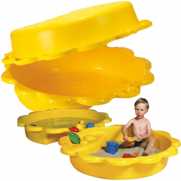 Paradiso Toys T00217 žlté uzavreté pieskovisko