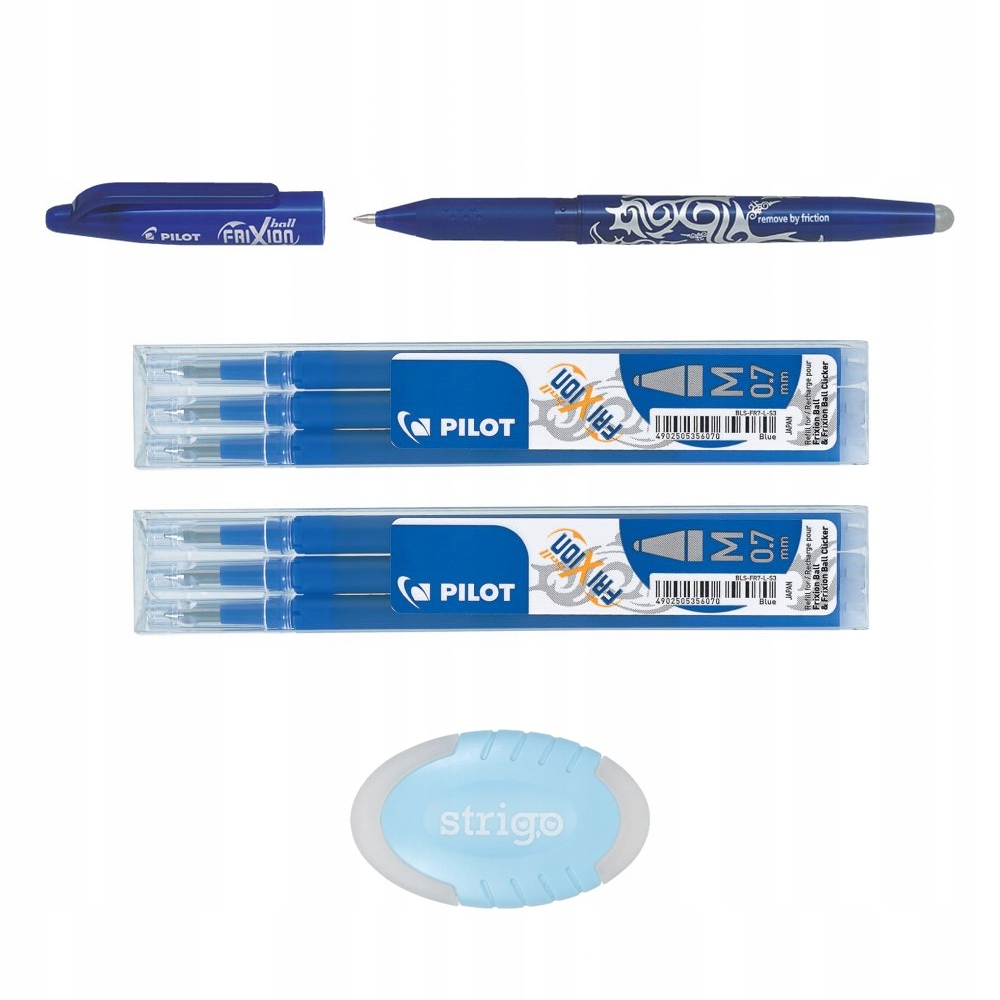 Frixion Pilot vymazať 0,7 mm pera.