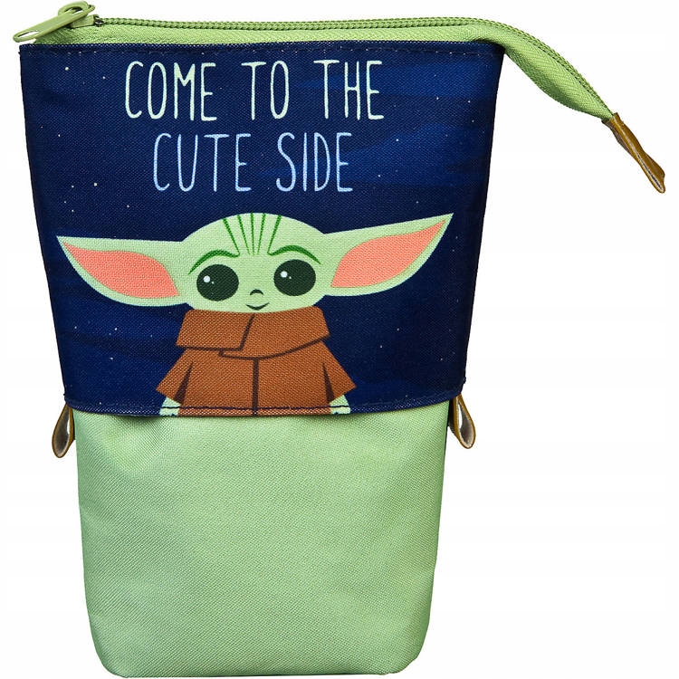 Školský peračník - Cencil Case 2in1 Baby Yoda Mandalorian Undercover