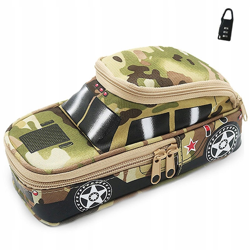 Školský peračník - Vojenské auto pre školskú ceruzku