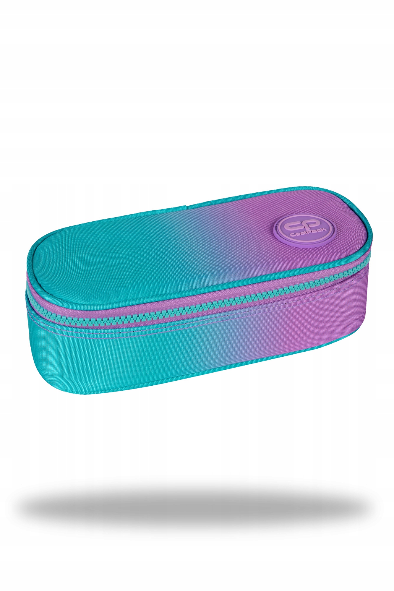 Školský peračník - Oválne puzdro Coolpack Campus Gradient Blueberry
