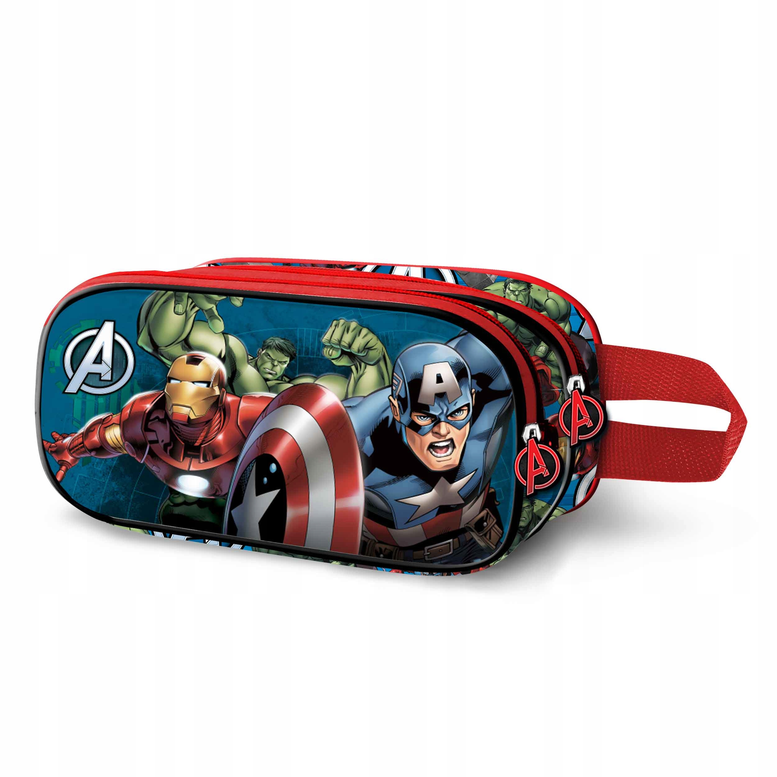 Školský peračník - Dva -Cencil Case Case 3D Avengers Schet.