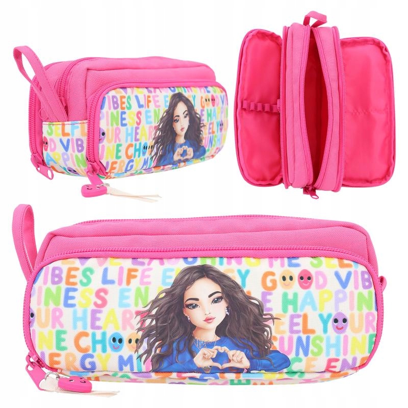 Školský peračník - TopModel Selflove tri -Chamber Cencil Case*Krásny
