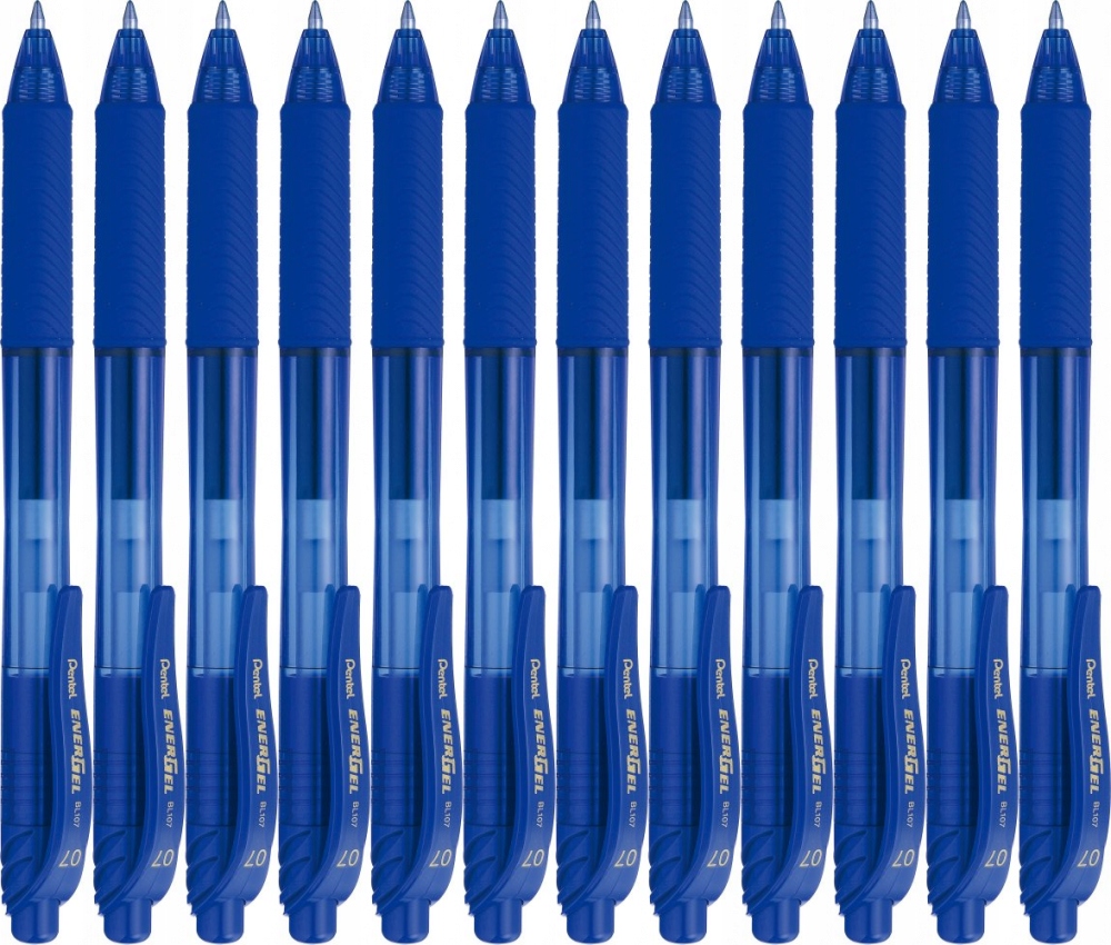 Guľôčkové pero BL107 PENTEL EnerGel modré x12