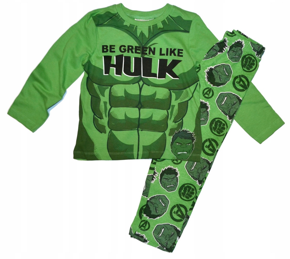 Pyžamo, župán - Marvel Pajamas Veľkosť 140 Multi -Colored, Green