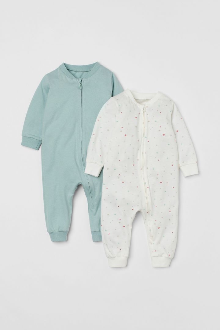 Dojčensky overal - PAJACKEK H&M 80 viacfarebný, zelený