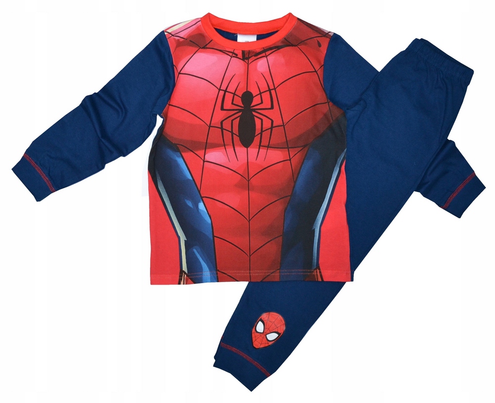 Pyžamo, župán - Marvel pyžamá veľkosť 98 červená, námornícka modrá