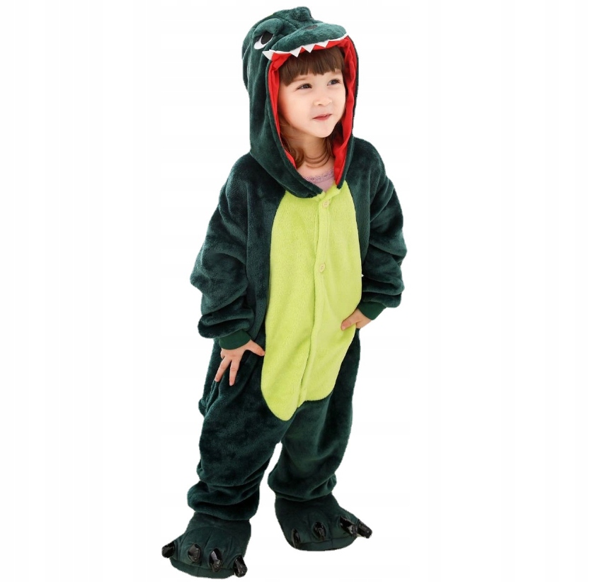 Pyžamo, župán - Detské pyžamové dinosaurové súpravy + topánky 100