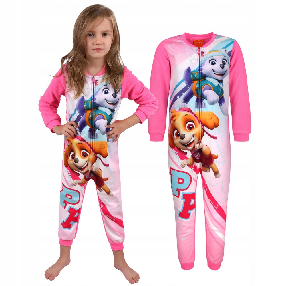 Pyžamo, župán - Onesie (kombinézy) Paw Patrol Veľkosť 116 ružová