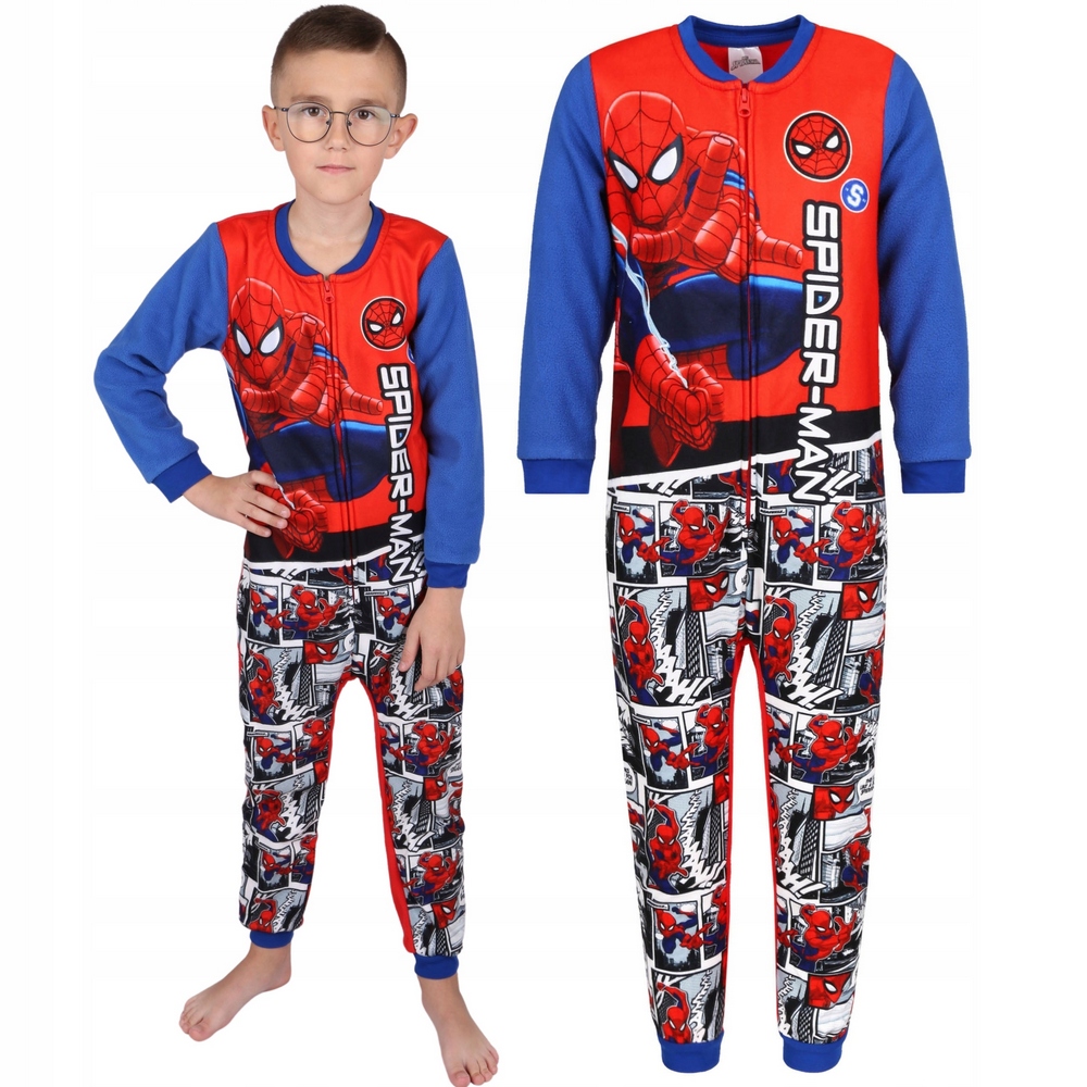 Pyžamo, župán - Onesie (kombinézy) Marvel Veľkosť 116 červená