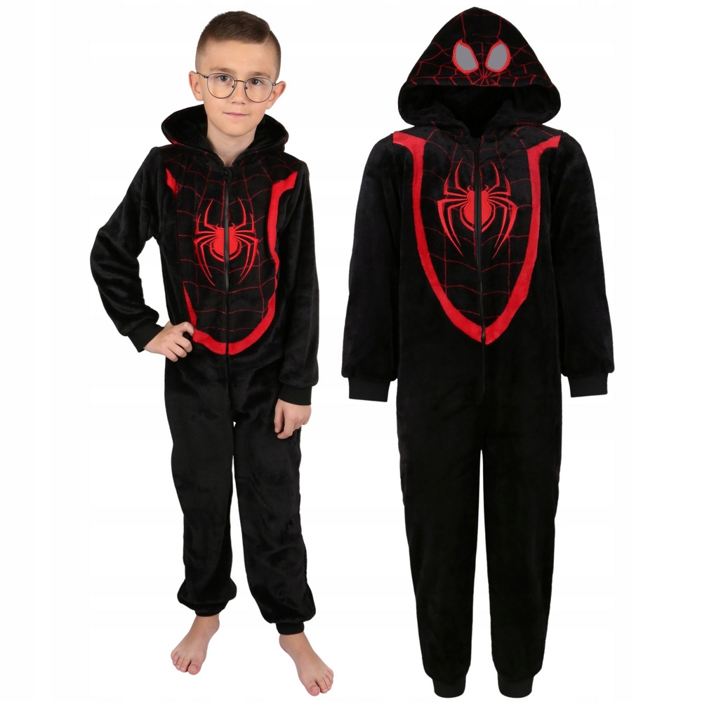 Pyžamo, župán - Onesie (kombinézy) Marvel Veľkosť 134 čierna