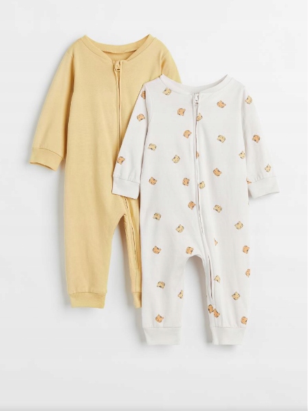 Dojčensky overal - PAJACYK H&M 62 BEIGE, ECRU