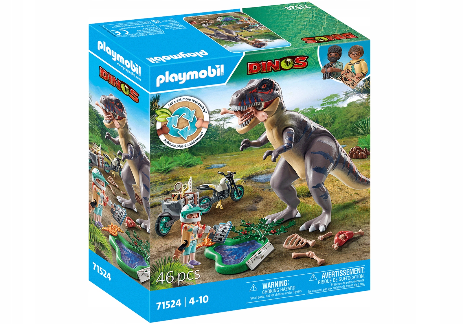 PLAYMOBIL Hľadanie T-Rexa 71524