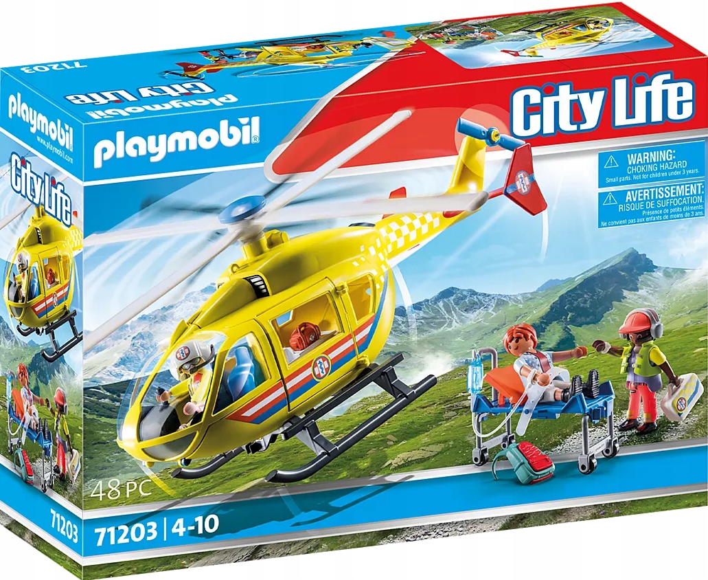 Playmobil City Life 71203 Záchranársky vrtuľník