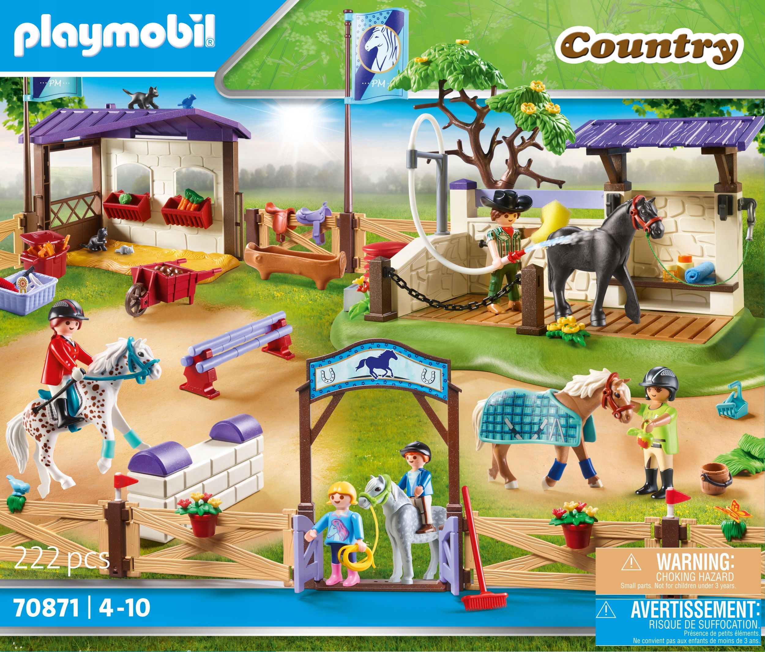 Playmobil 70871 Jazdecký turnaj na vidieku 222 dielikov
