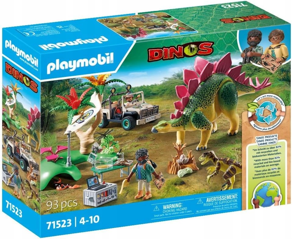 PLAYMOBIL DINOS 71523 VÝSKUMNÝ TÁBOR S DINOSAURMI